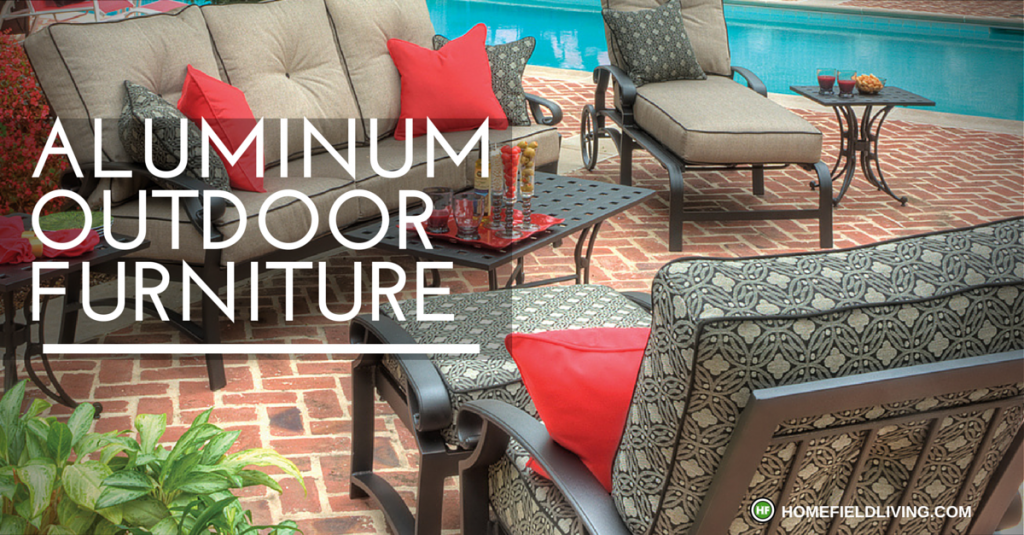 Aluminum outdoor furniture from Crimson Casual