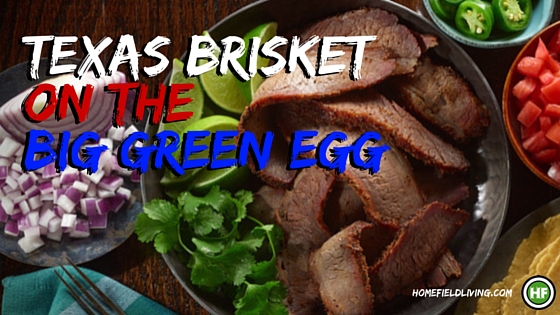 Texas Brisket on the Big Green Egg