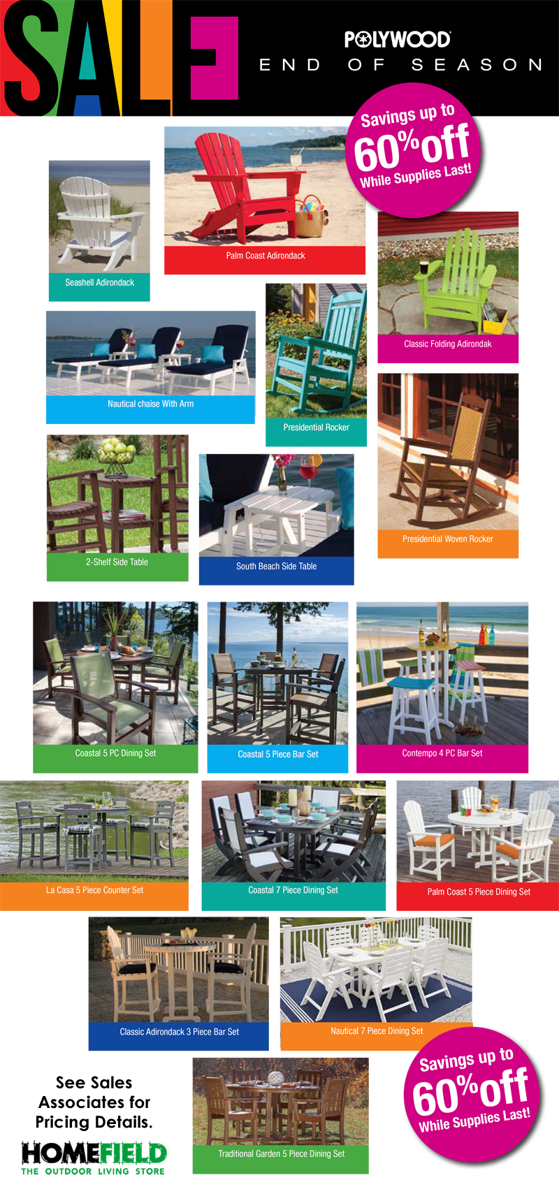 Polywood Clearance Sale Homefield Blog
